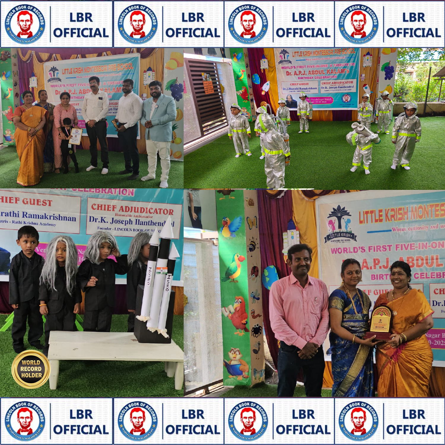 WORLD'S FIRST FIVE-IN-ONE TRIBUTE TO DR. A.P.J. ABDUL KALAM