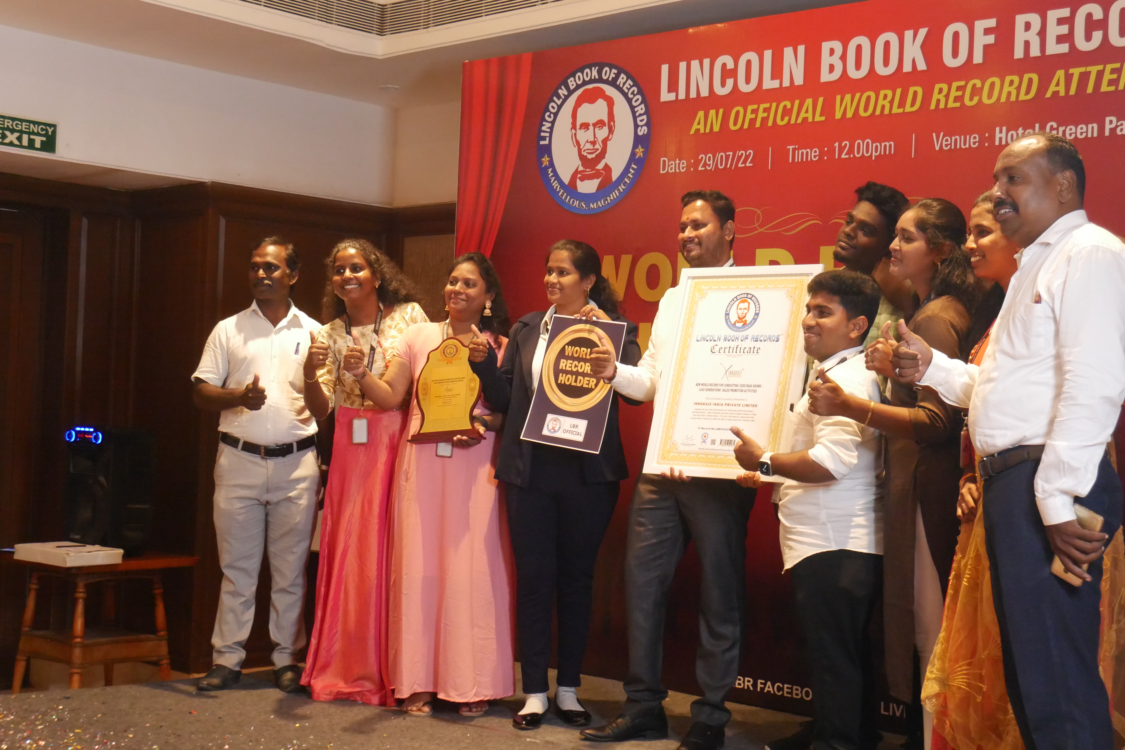 New World Record for Conducting 15250 Road Shows /  Lead Generations / Sales Promotion Activities